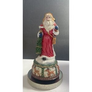 VNTG Santa Musical Figurine